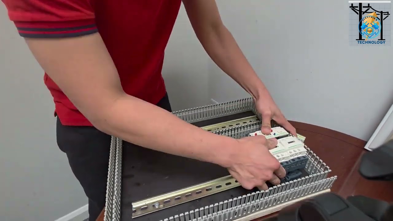 Building training board for PLC motor control tutorials