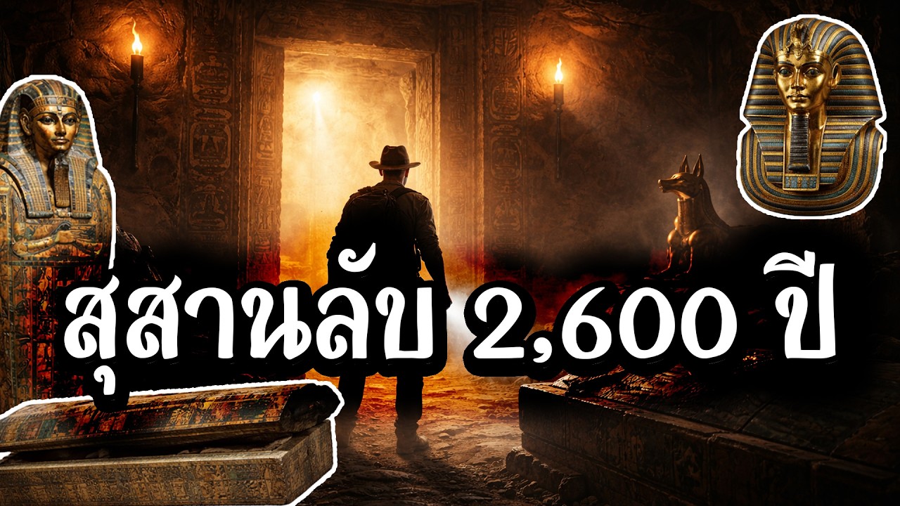 สุสานที่ถูกปิดมานาน 2,600 ปี ความลับใต้ทะเลทรายซัคคารา