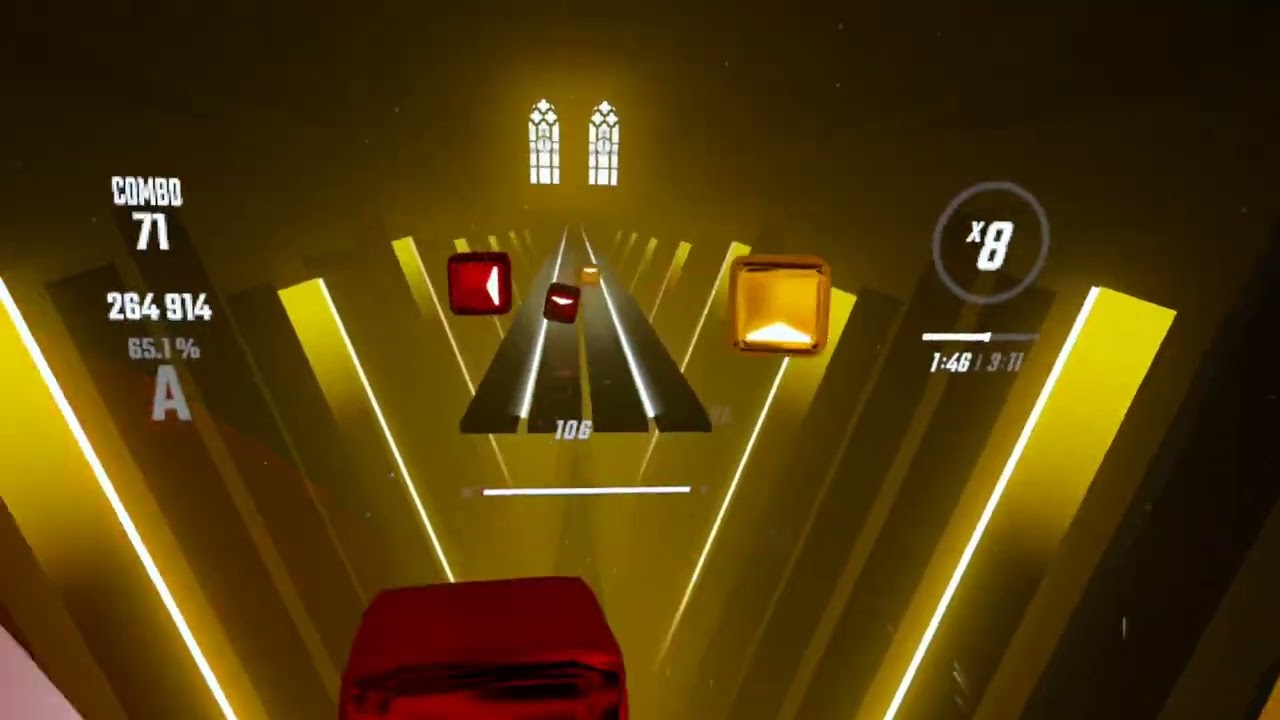 Beat saber the master 2 blade of chaos high hopes and crazy=genius