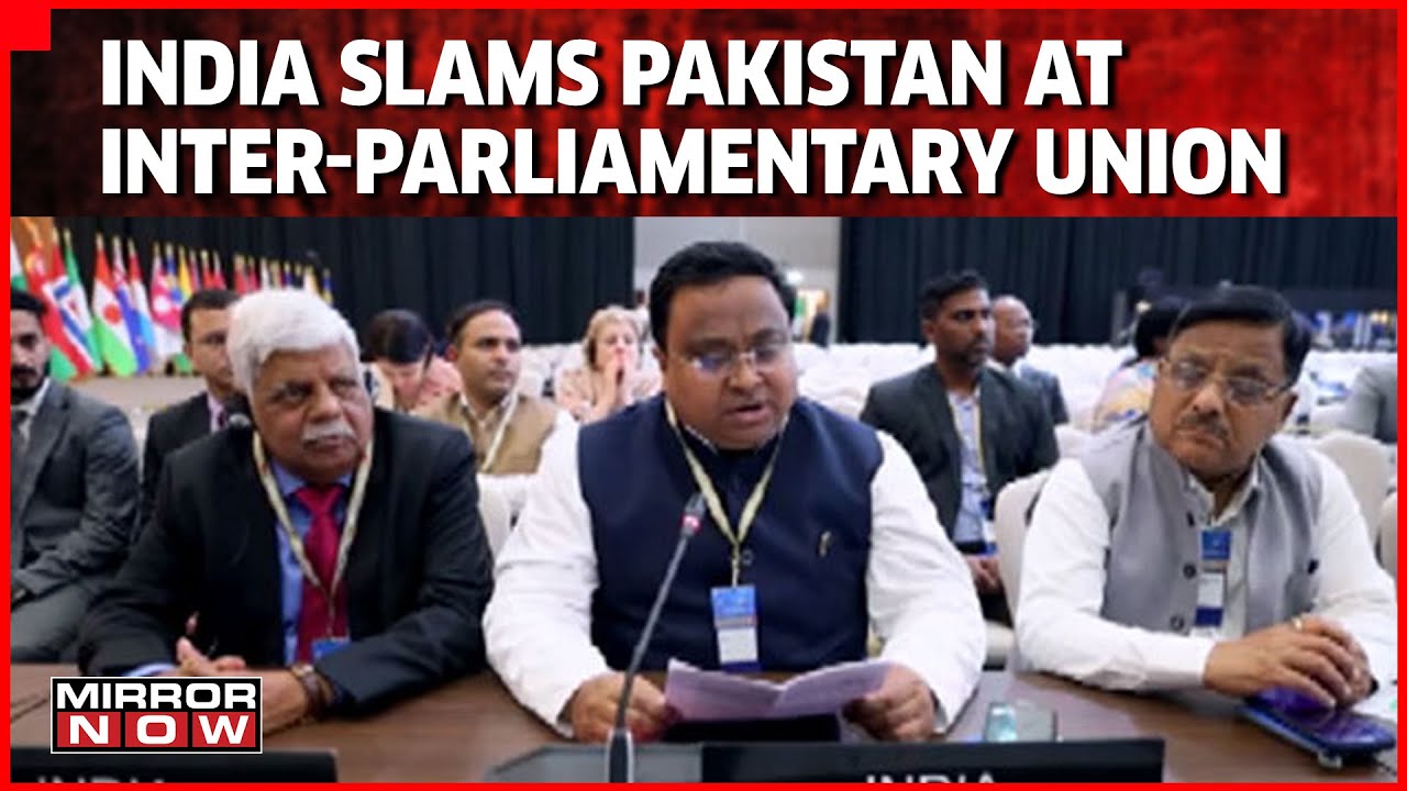 India Slams Pakistan At Inter-Parliamentary Union On Kashmir Issue, Calls 'Exporters Of Terrorists'