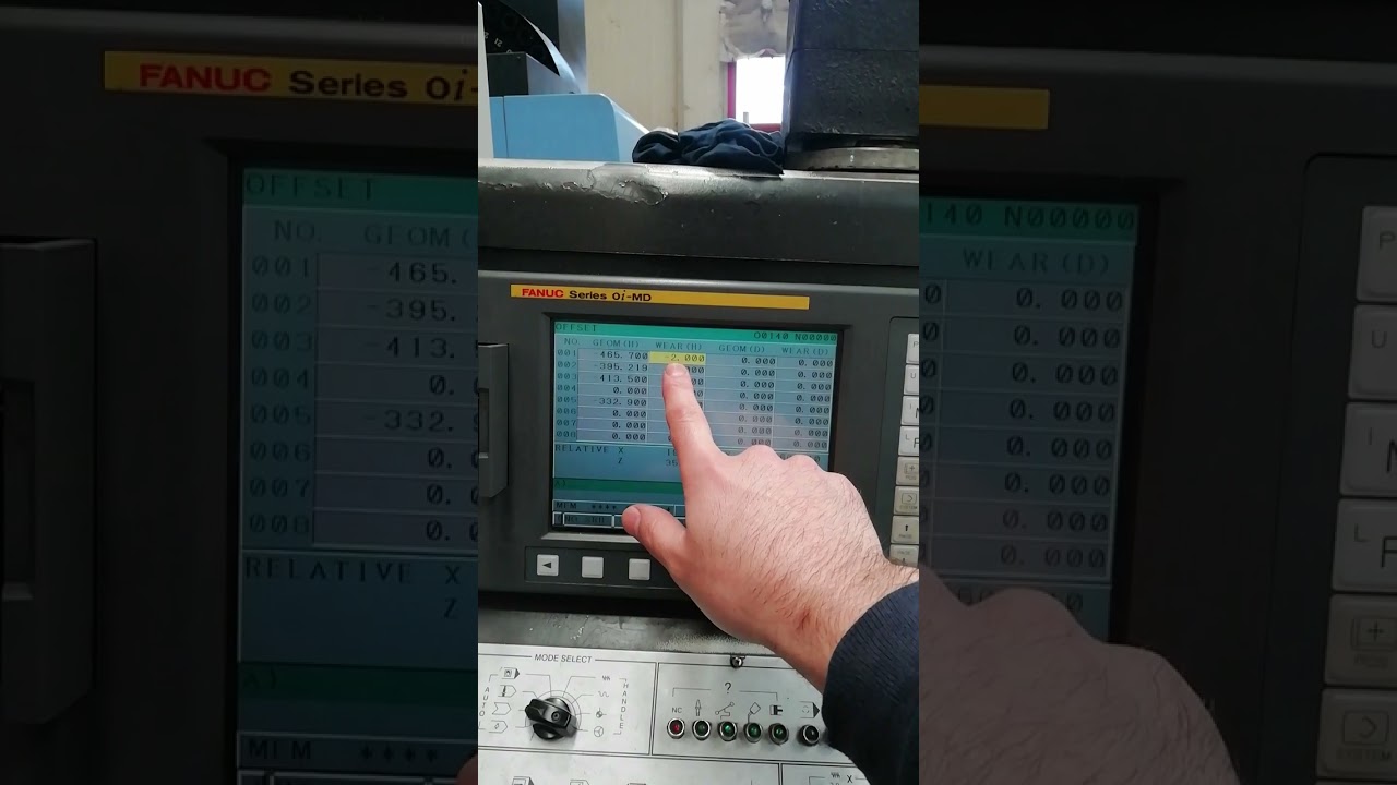 #Cnc #Ofset #sayfası -Cnc dik İşleme Merkezinde Offset Sayfası Tanıtımı-Cnc Ofset verme #cnc #eğitim