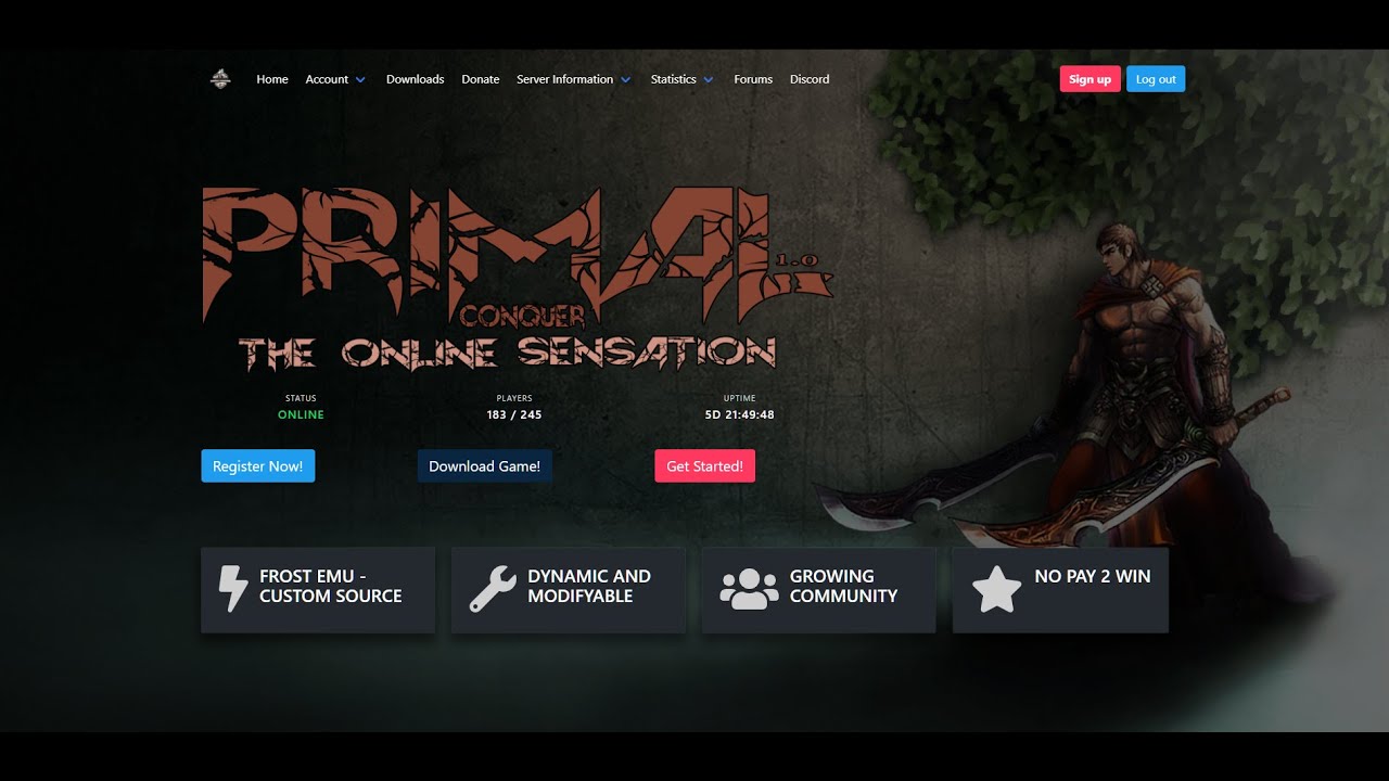 Primal Conquer - Trying Out Other Conquer Online Classic Private Servers