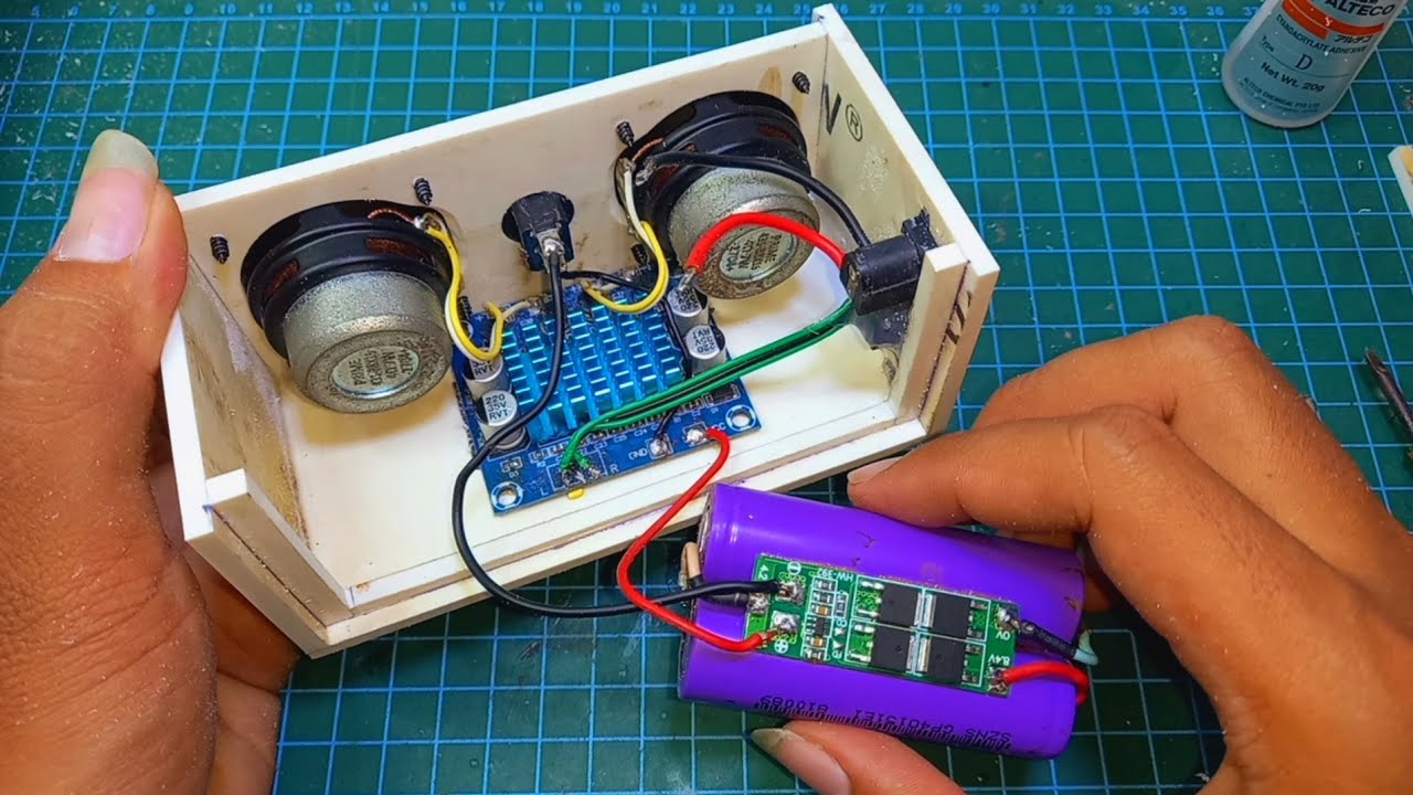 Assembling active speakers using the TPA3110 amplifier