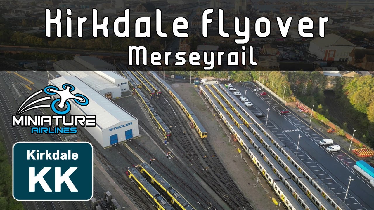 Kirkdale Merseyrail (Liverpool) Aerial Flyover