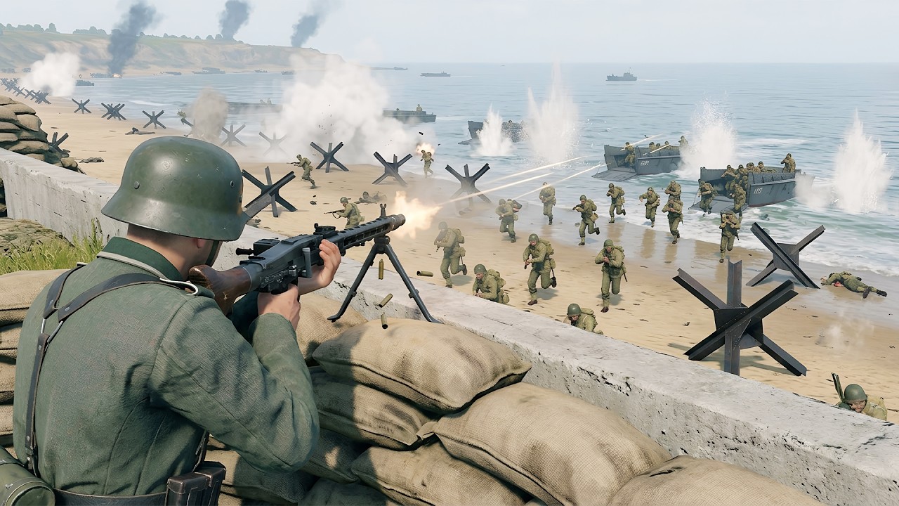 Enlisted Gameplay | Invasion of Normandy &ndash; D-Day &ndash; Wehrmacht vs US Army