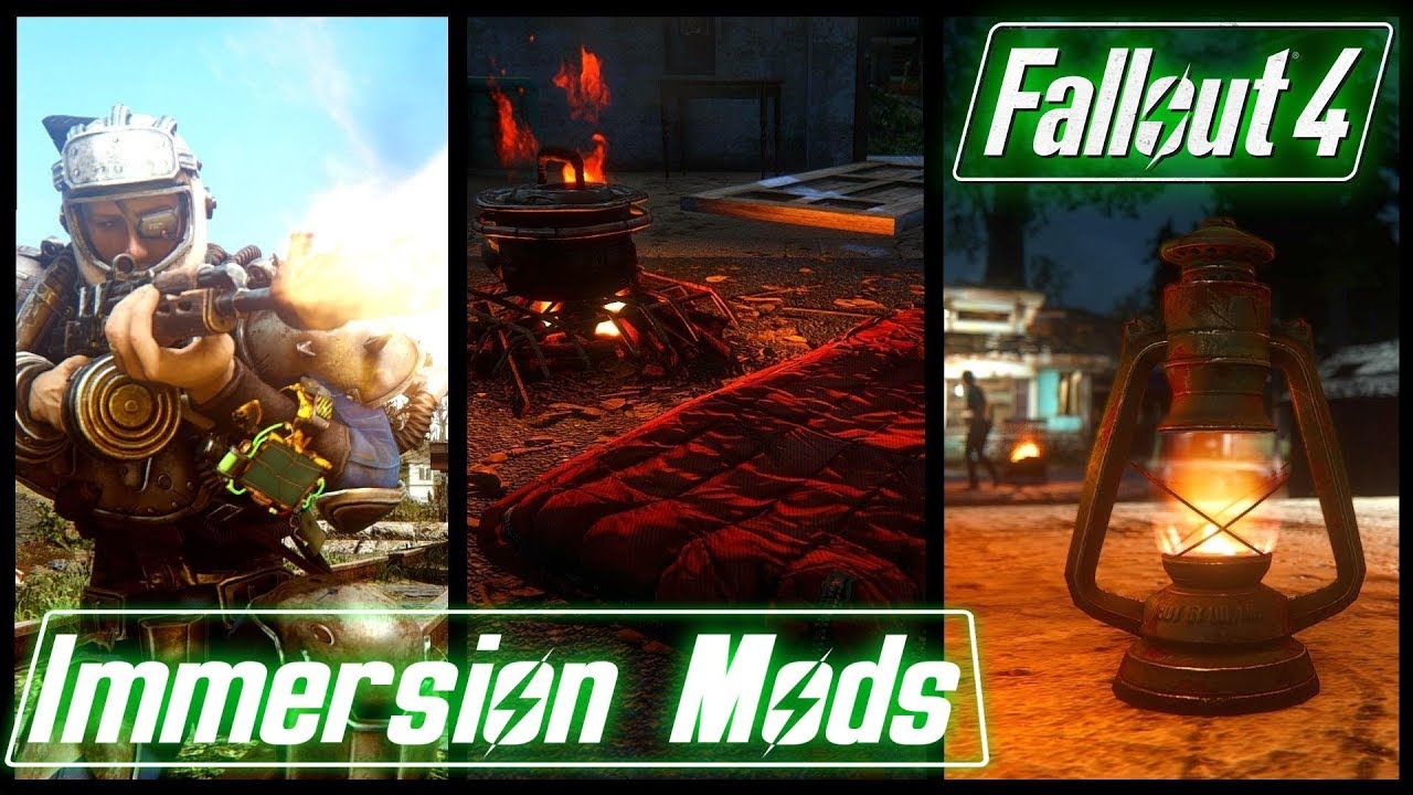 3 SIMPLE IMMERSION MODS - Fallout 4 Mods & More Episode 47