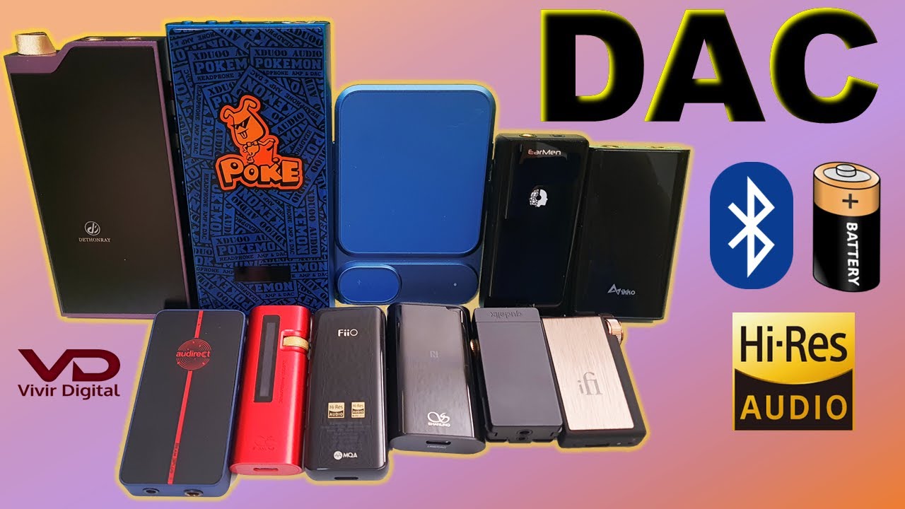 11 DAC portátiles con Batería y Bluetooth  ¿GANADOR?