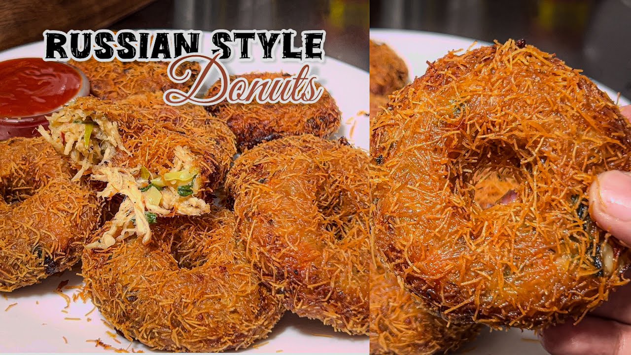 Ramzan Special रशियन चिकन डोनट्स रेसिपी | Perfect Russian Donuts | Freeze & Store 