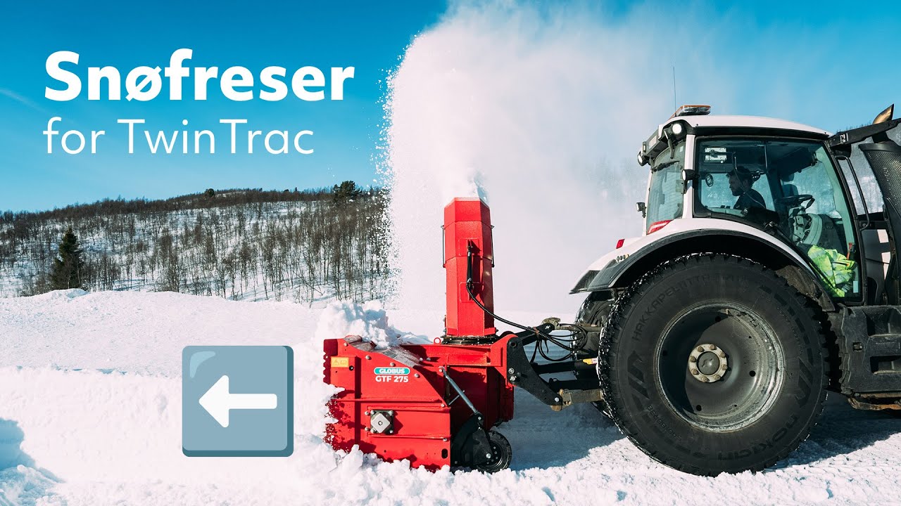 Full kapasitet med Globus GTF 275 | Valtra TwinTrac