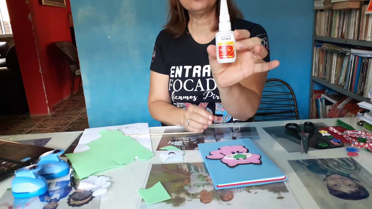 Como fazer molde e recortar o eva.