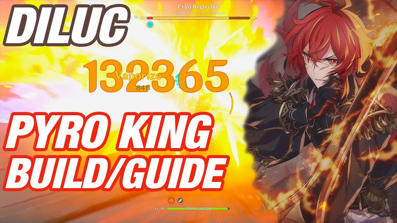 DILUC HYPER CARRY! 🔥 | PYRO KING BUILD/GUIDE | Genshin Impact Deutsch