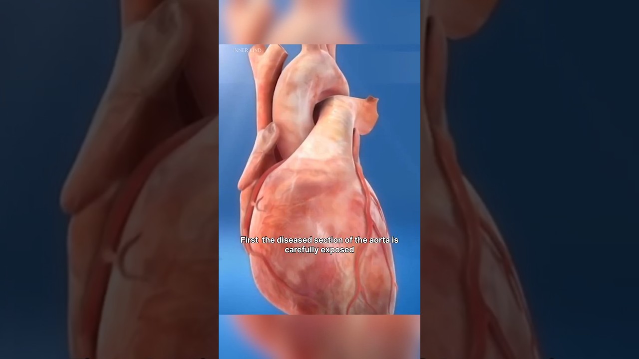Life Saving Ascending Aorta Surgery Explained in 3D