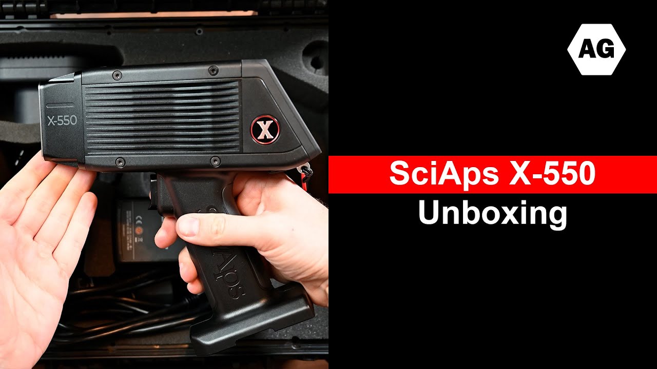 SciAps X-550 Handheld XRF Unboxing