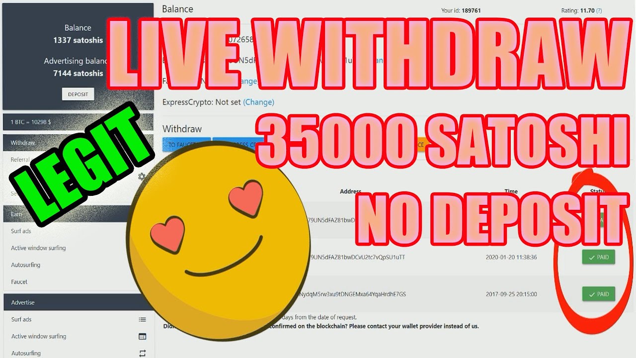 LIVE WITHDRAW 35000 satoshi [NO DEPOSIT] - adBTC