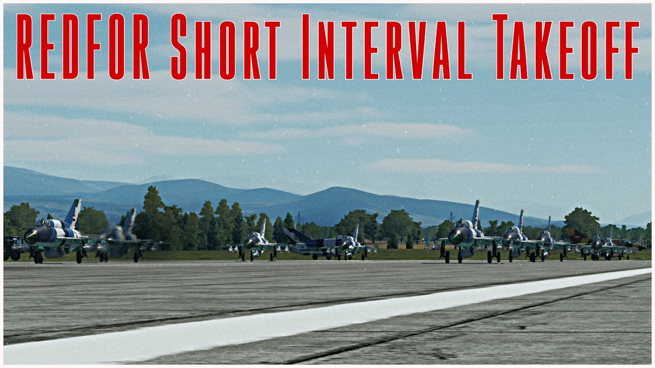 REDFOR Short Interval Takeoff Enigma's Cold War | Digital Combat Simulator | DCS World