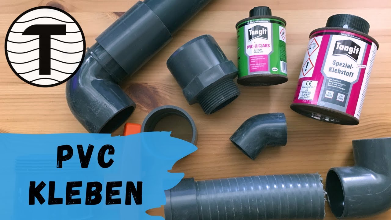 Pool PVC Rohre kleben - ganz easy 😎 ACHTUNG: NICHT DREHEN!!!