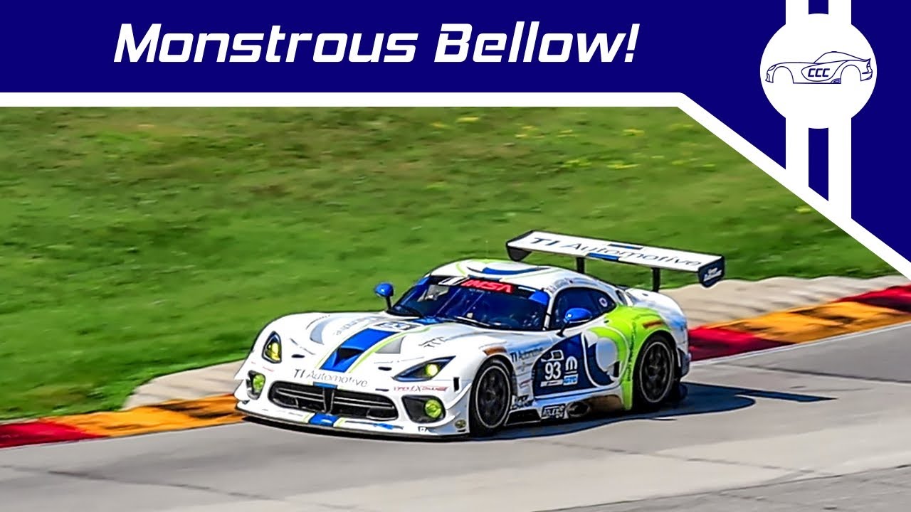 SRT Viper GT3-R Sounds & Flybys | Road America | Viper Days Reunion 2021