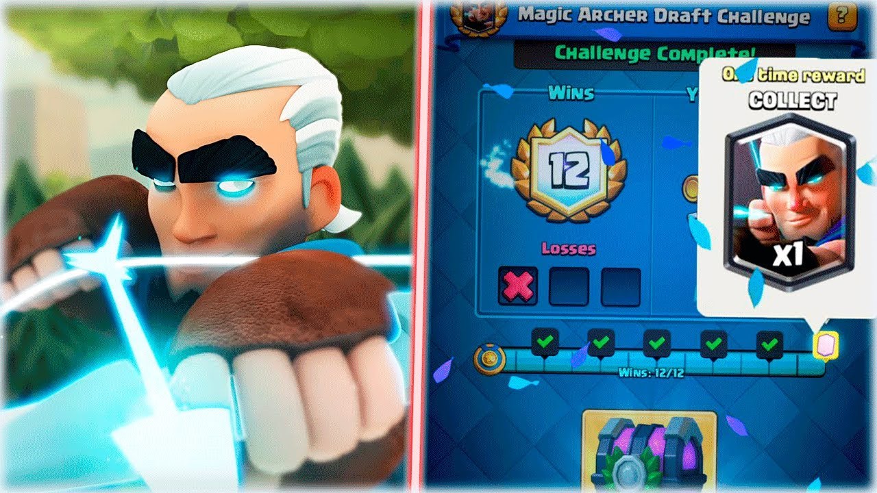 CONSIGUIENDO LA NUEVA LEGENDARIA *EL ARQUERO MÁGICO* en Clash Royale - [WithZack]