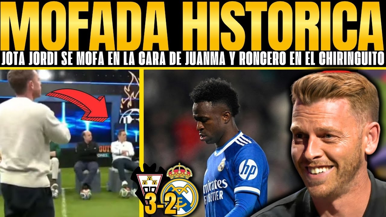 &iexcl;LAS CARAS! Jota Jordi SE MOFA de Juanma Rodr&iacute;guez y Roncero tras el RID&Iacute;CULO del Madrid en Copa