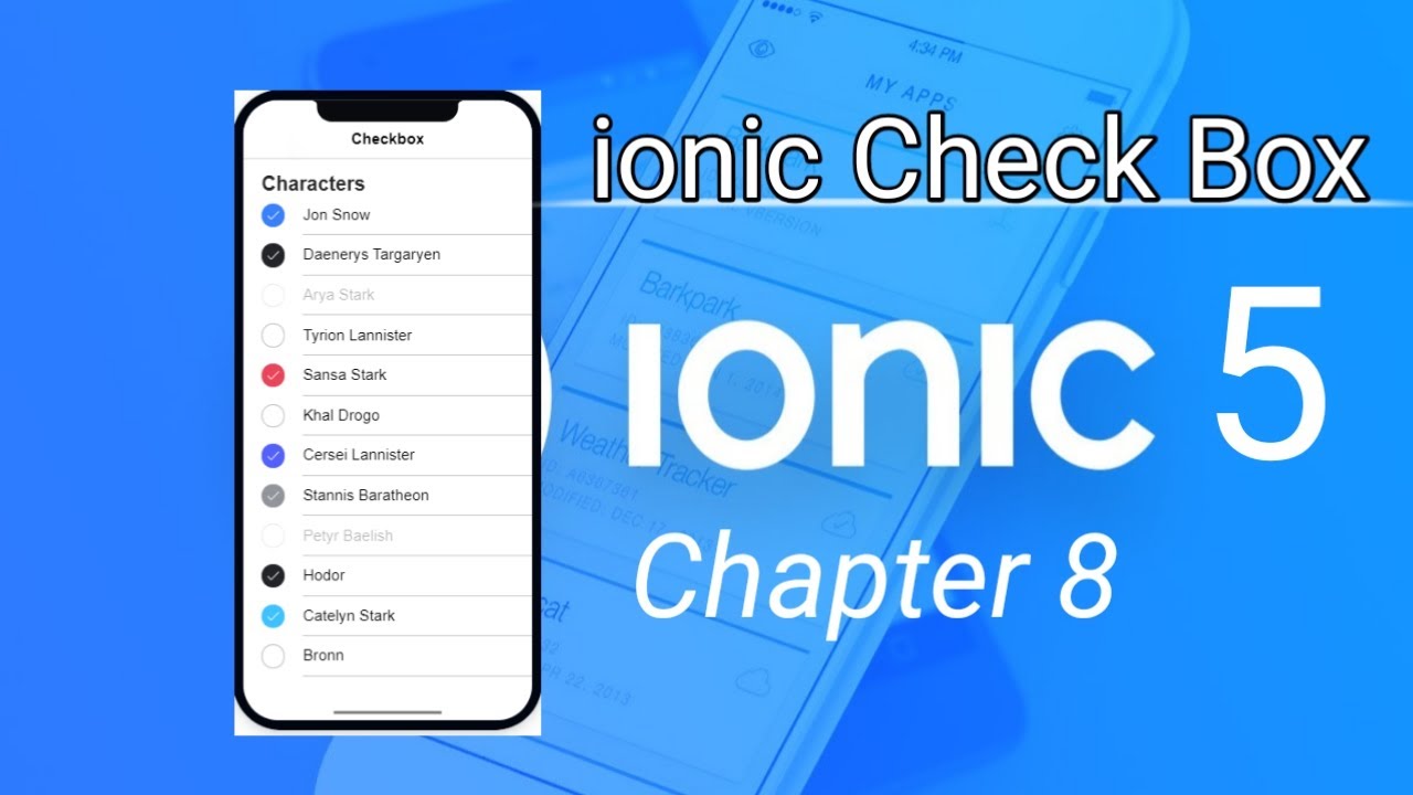 ionic 5 tutorials| how to create checkbox|ionic 5 checkbox |how to activate button on checkbox click