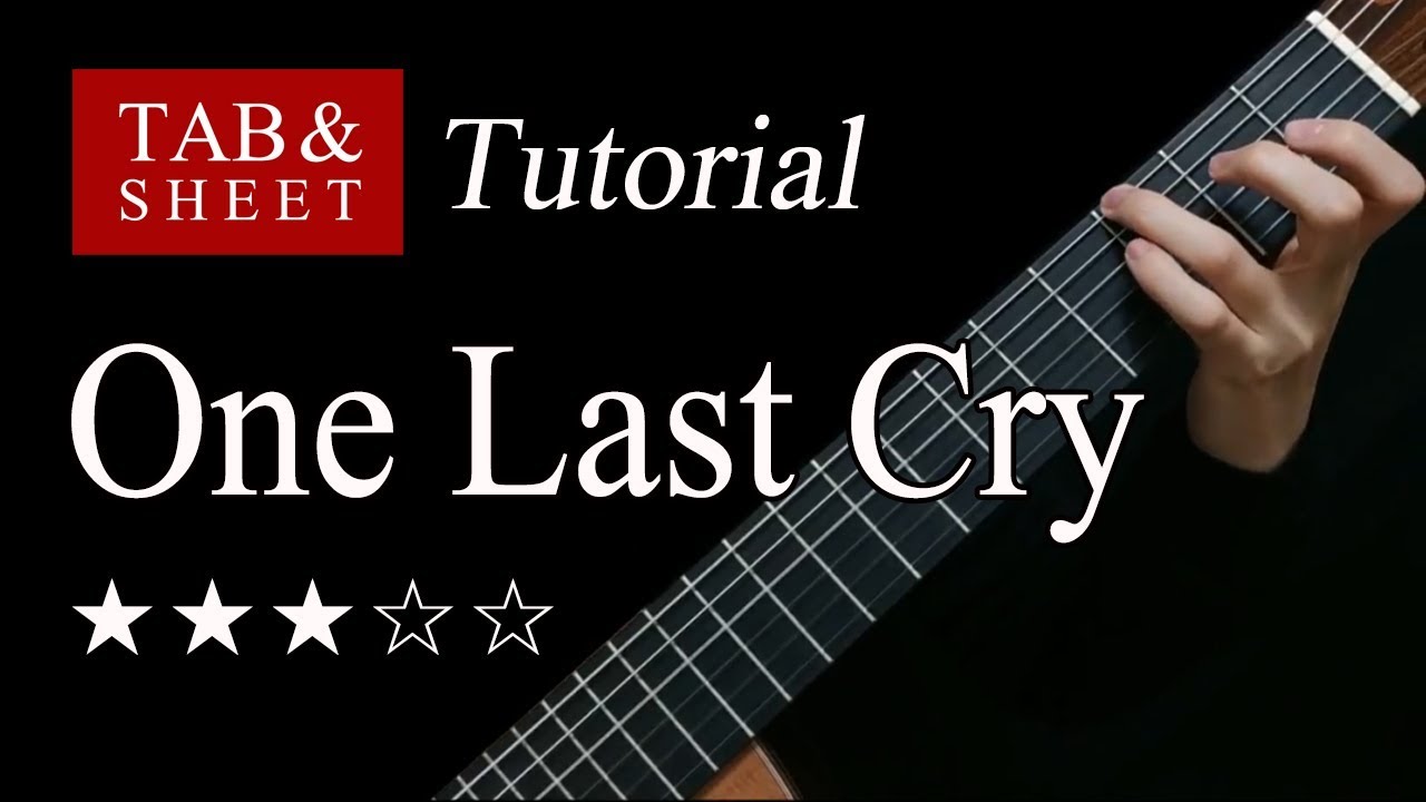 One Last Cry (Brian McKnight) - Fingerstlye Lesson + TAB