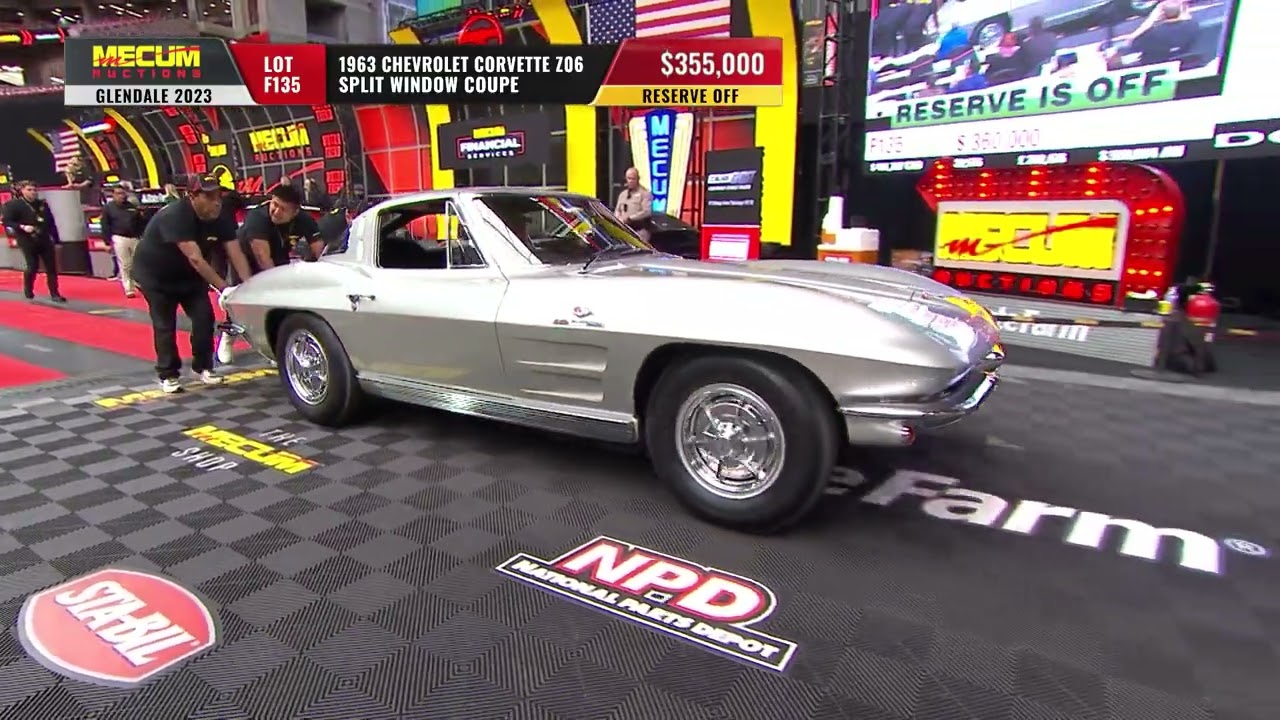 SOLD for $355,000 // 1963 Chevrolet Corvette Z06 Split Window Coupe // Mecum Glendale 2023