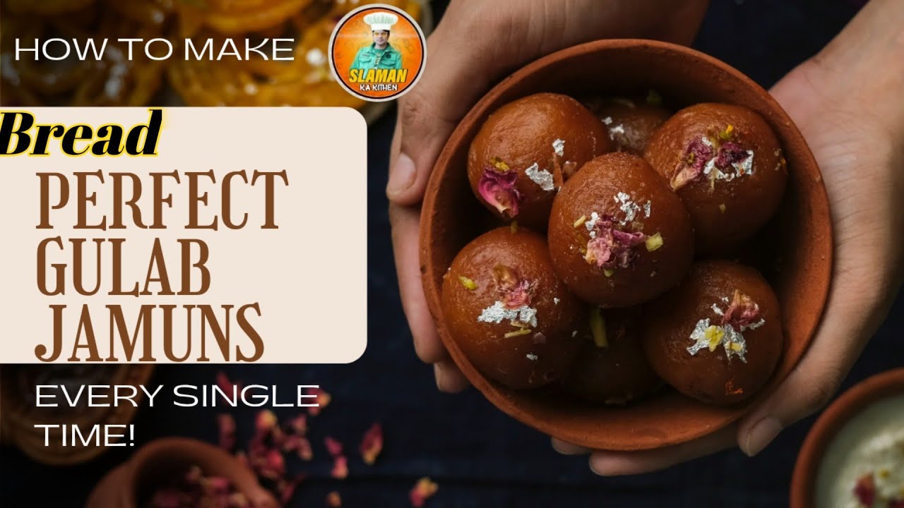 Sirf 10 min mein naram aur raseele Bread ke Gulab Jamun 😋 Easy Bread Gulab Jamun Recipe