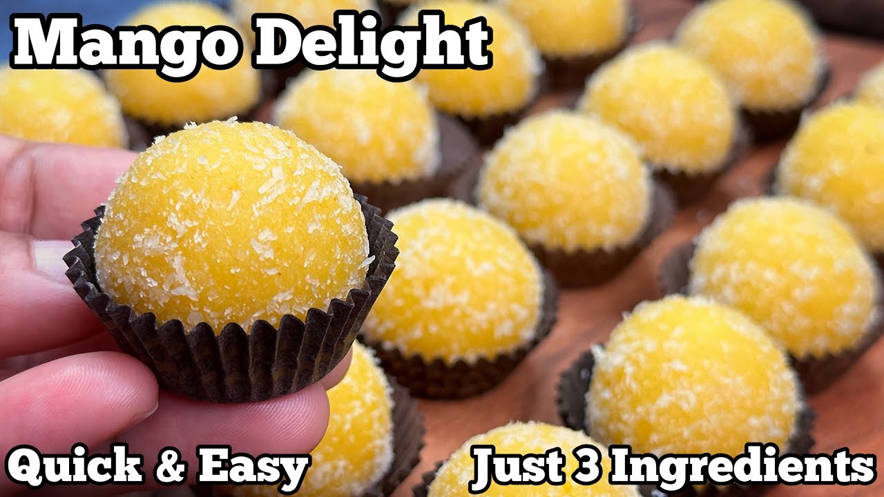 3-Ingredient Mango Delight : The Easiest & Most Delicious Dessert Recipe