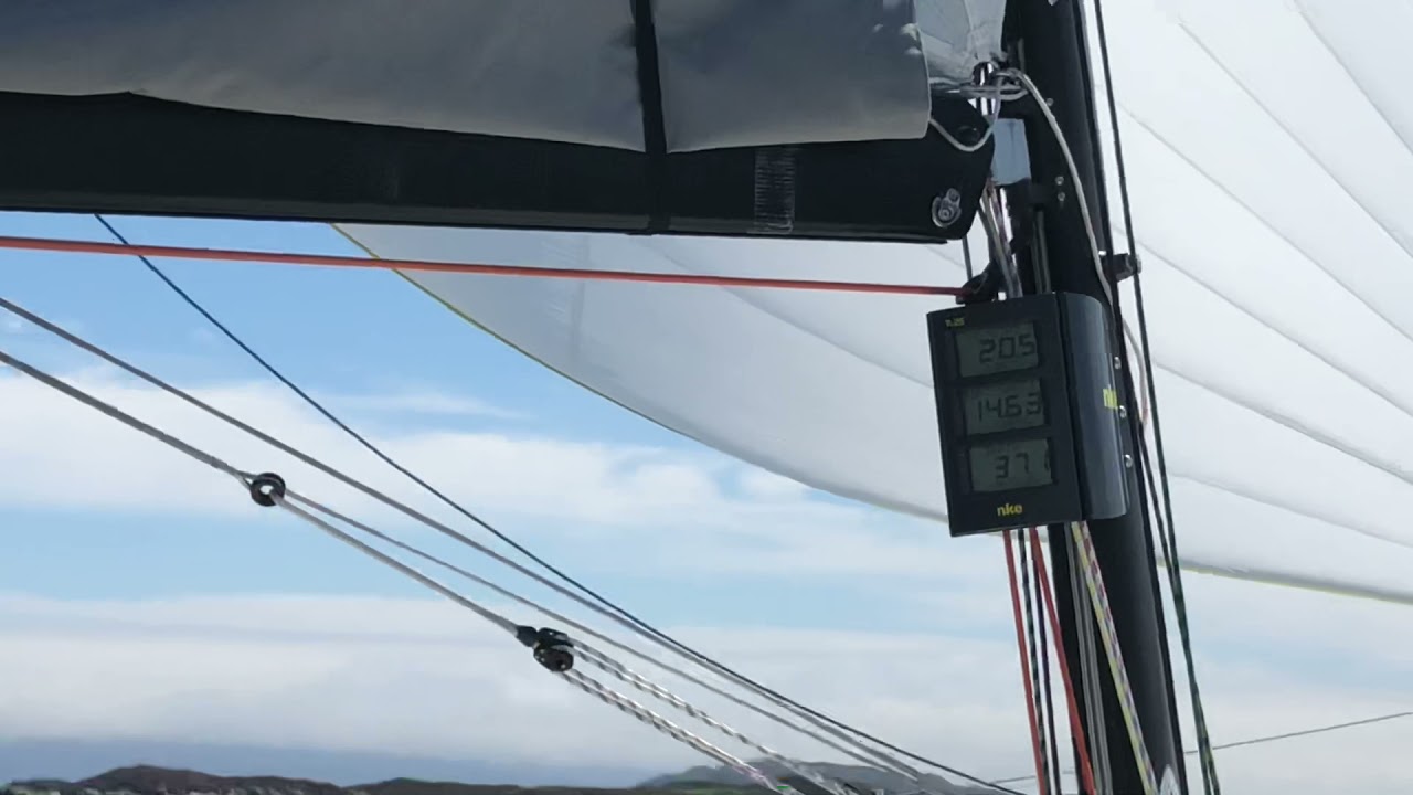 Pogo 30 sailing fast at 14.75 knots