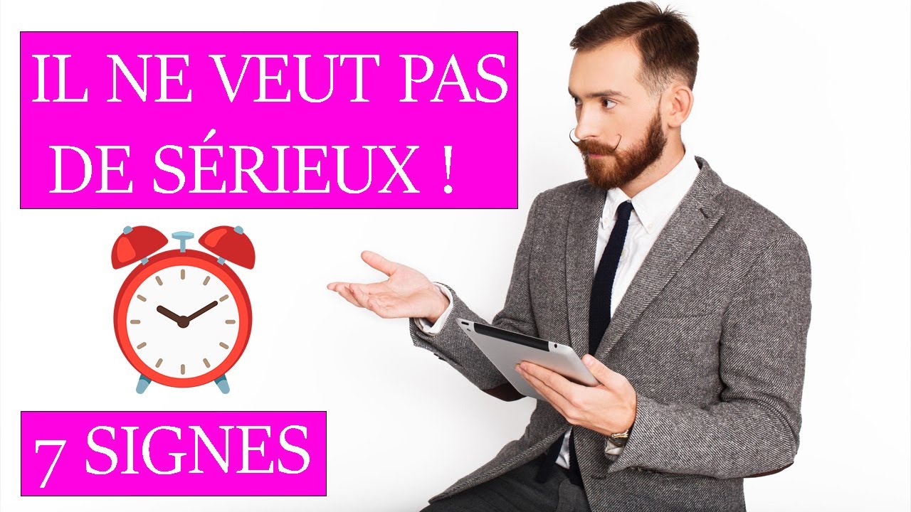 7 signes qui prouvent qu'il ne veut pas s'engager