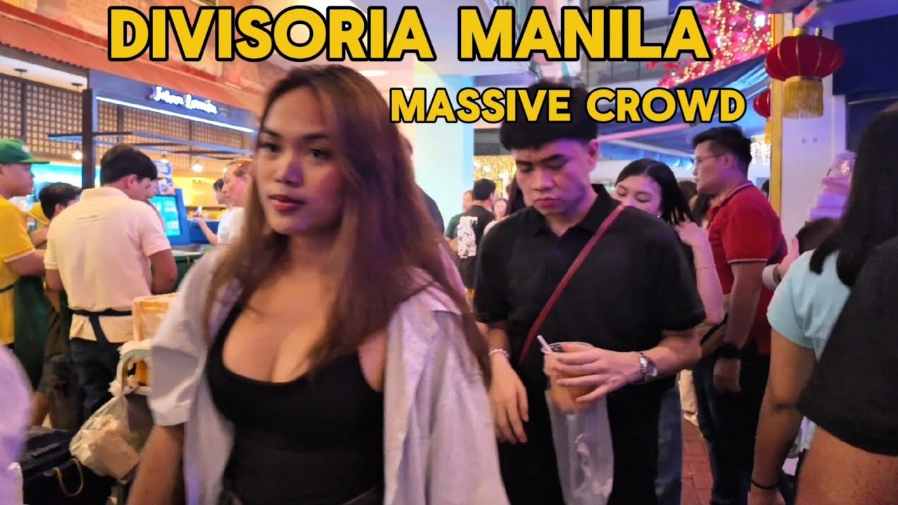 Manila City China Lucky Town  Walking Tour Real Scenes 