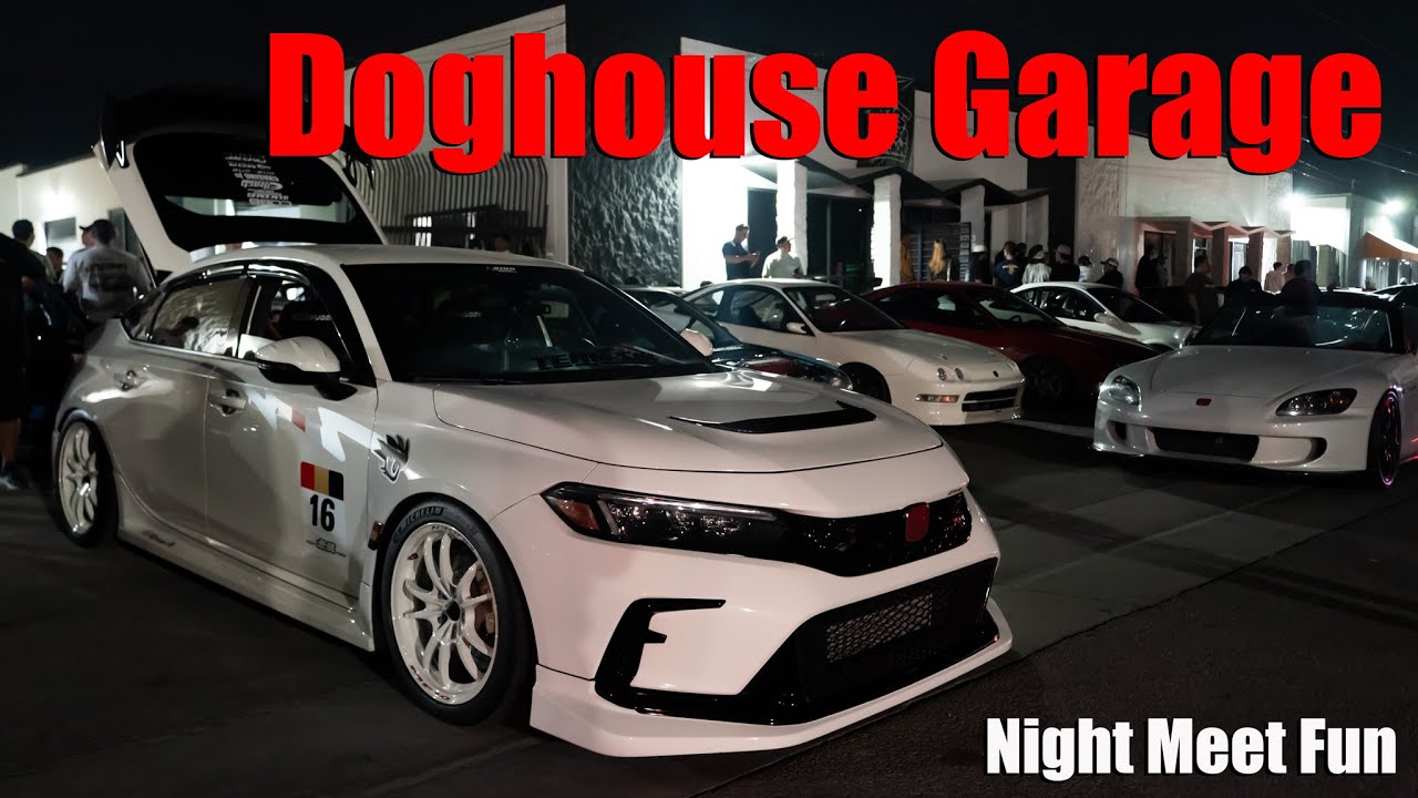 Doghouse Hosts a Huge Night Meet | Crazy Fun Tuesday Night In SoCal