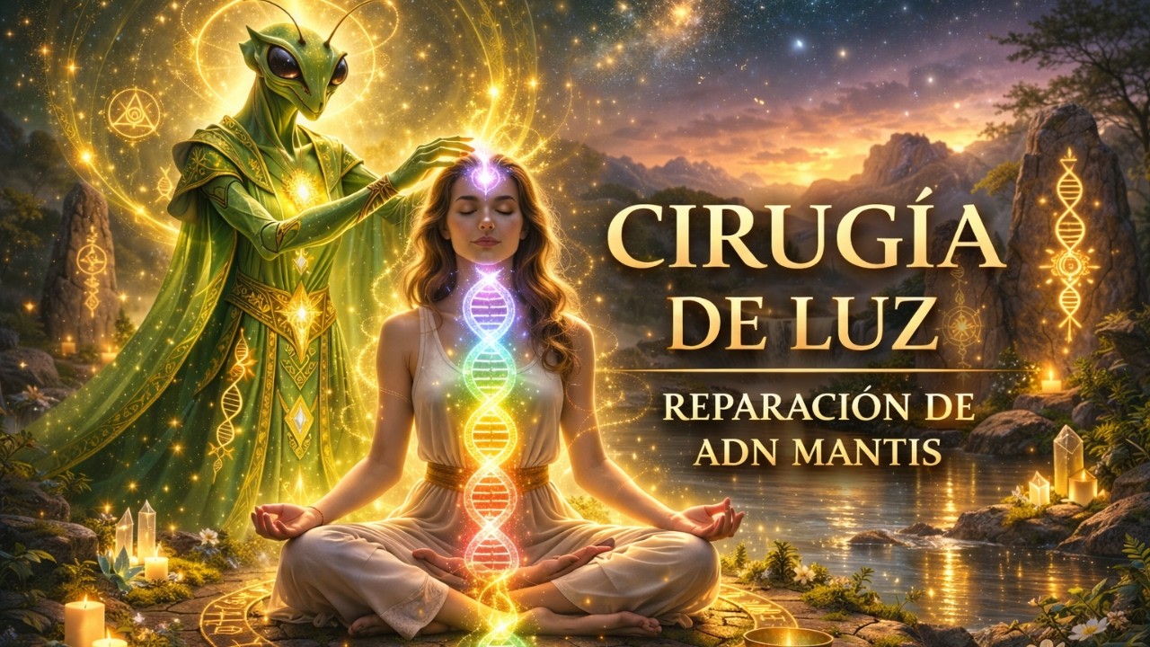 CIRUGÍA DE LUZ MANTIS ✨ Canto para Reparar tu ADN