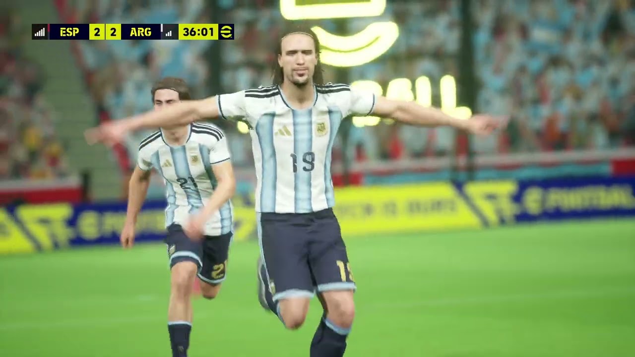 Argentina Vs España Online Efootball 26