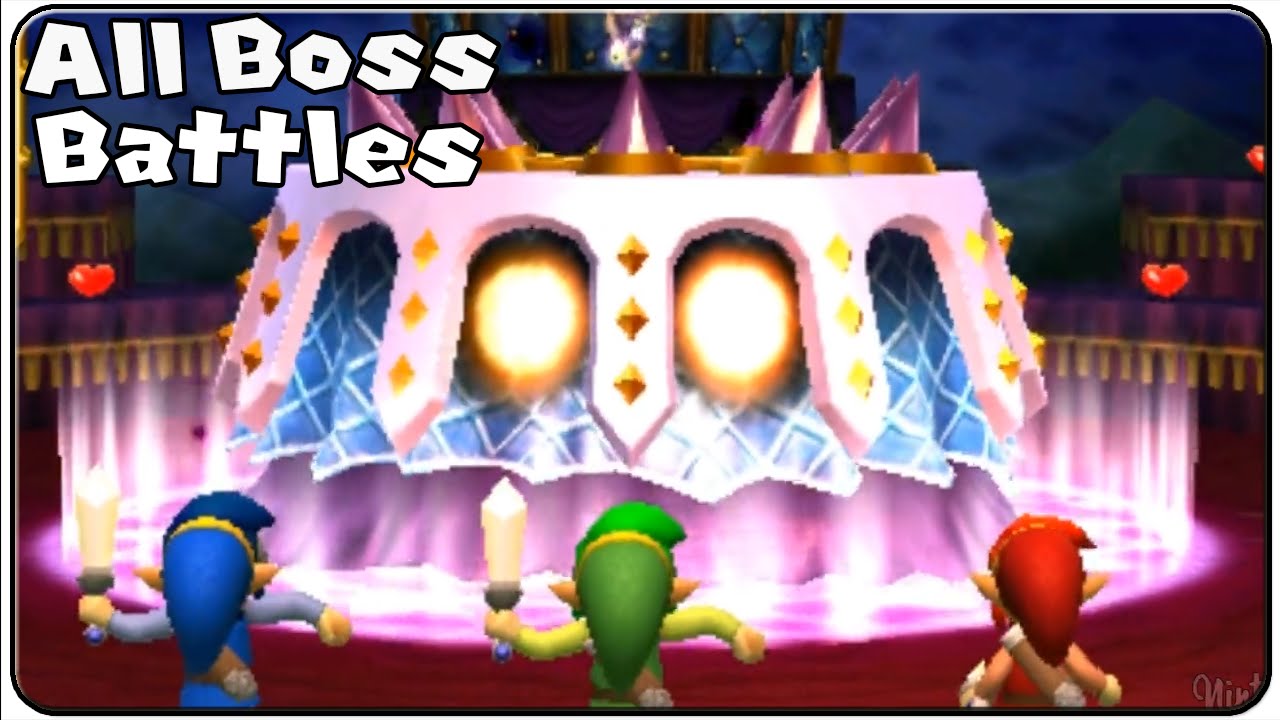 The Legend of Zelda Triforce Heroes All Bosses