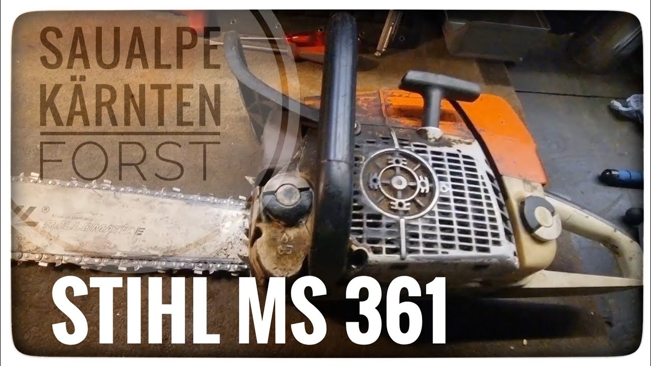 🔧 STIHL MS361 ,🔩 Schrott-Sägen Projekt 🪚