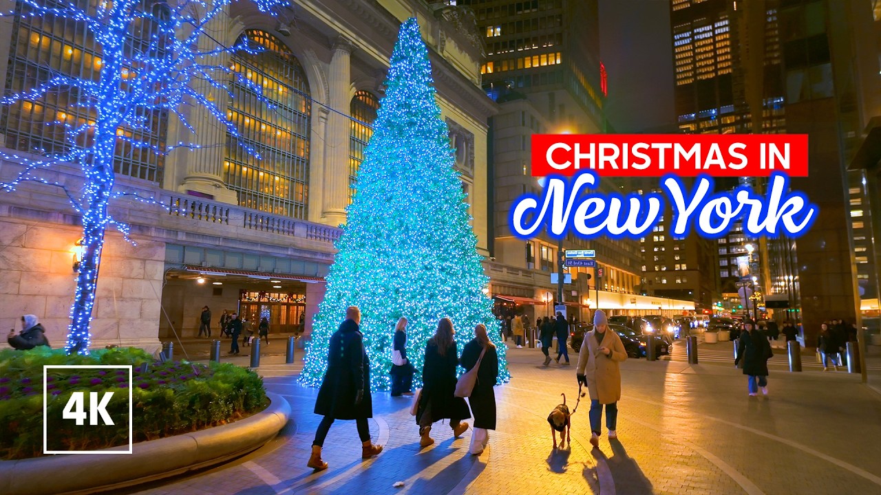 Christmas Walk in Manhattan 🎄 Holidays in New York