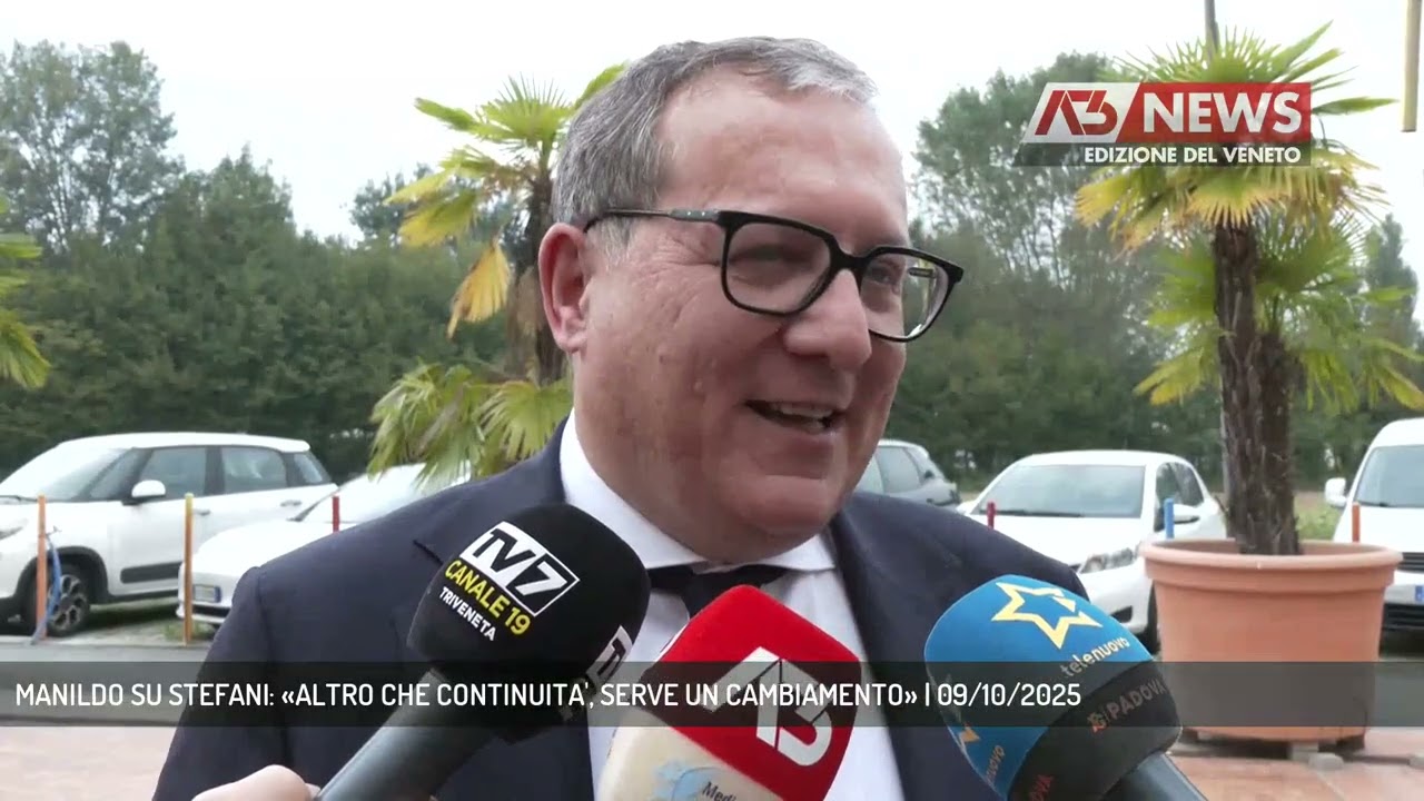 MANILDO SU STEFANI: «ALTRO CHE CONTINUITA', SERVE UN CAMBIAMENTO» | 09/10/2025