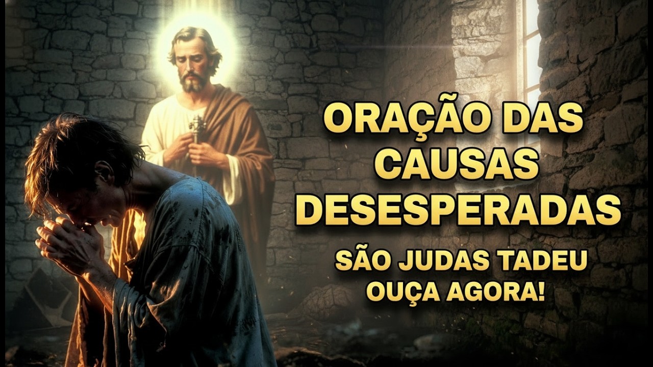 ORAÇÃO URGENTE de SÃO JUDAS TADEU para RESOLVER o que Parece IMPOSSÍVEL Hoje