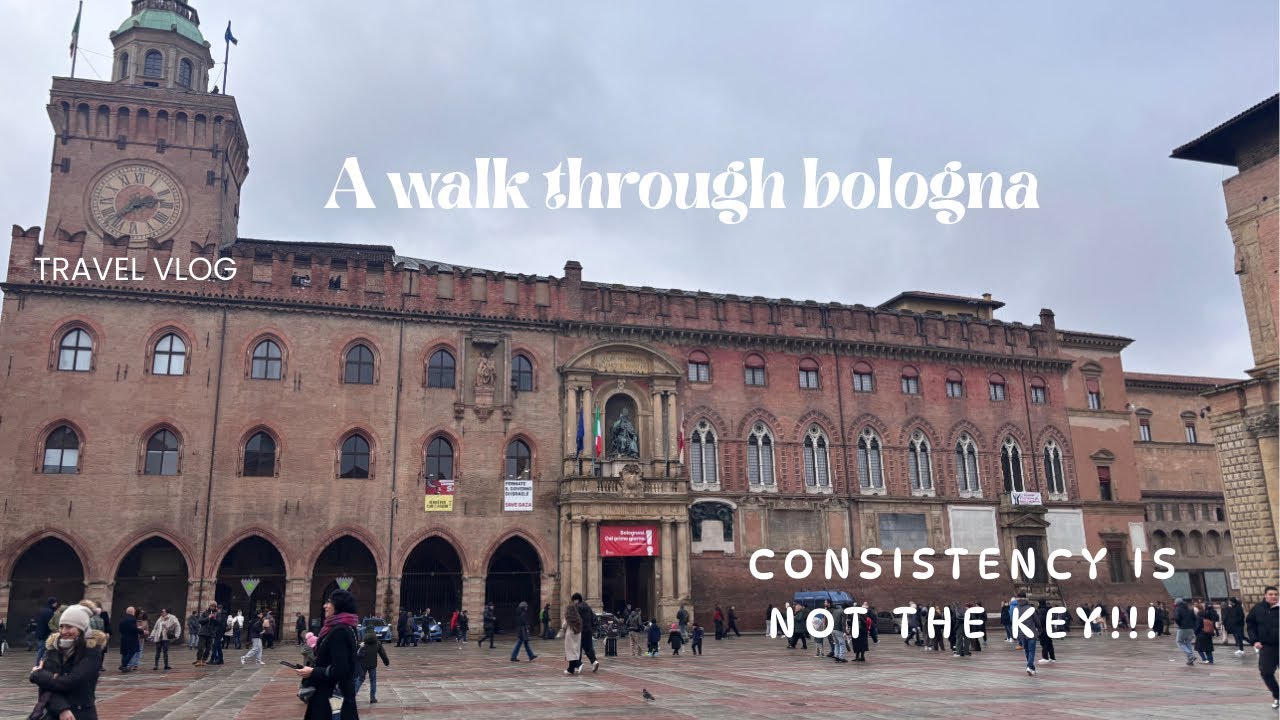 RETHINKING CONSISTENCY WHILE WALKING THROUGH BOLOGNA 