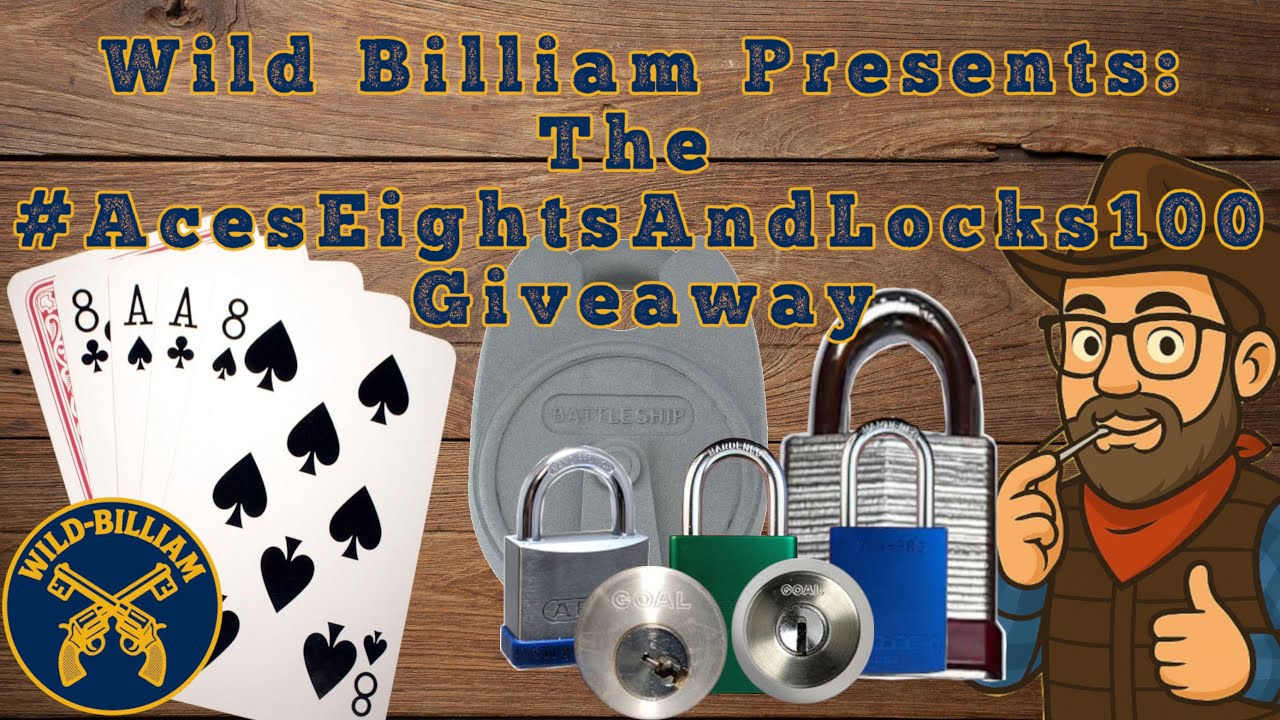 Wild-Billiam Presents the #AcesEightsAndLocks100 Giveaway