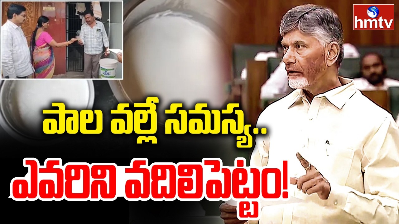 పాల వల్లే సమస్య ..ఎవరిని వదిలిపెట్టం! | CM Chandrababu Serious On Rajahmundry Adulterated Milk Case