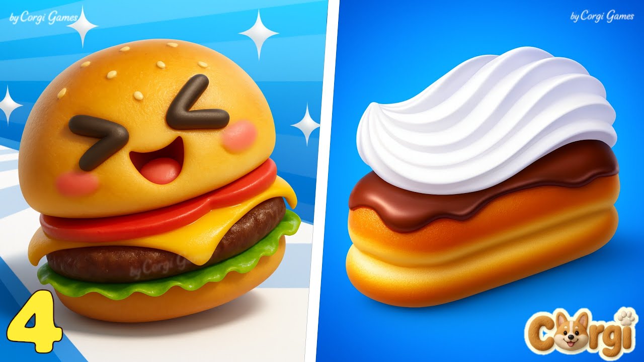 Food Run 🆚 Perfect Cream - All Levels Satisfying Walkthrough Gameplay | Part 4