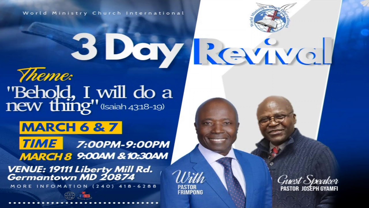 World Ministry Church International Saturday Service 3/7/2026