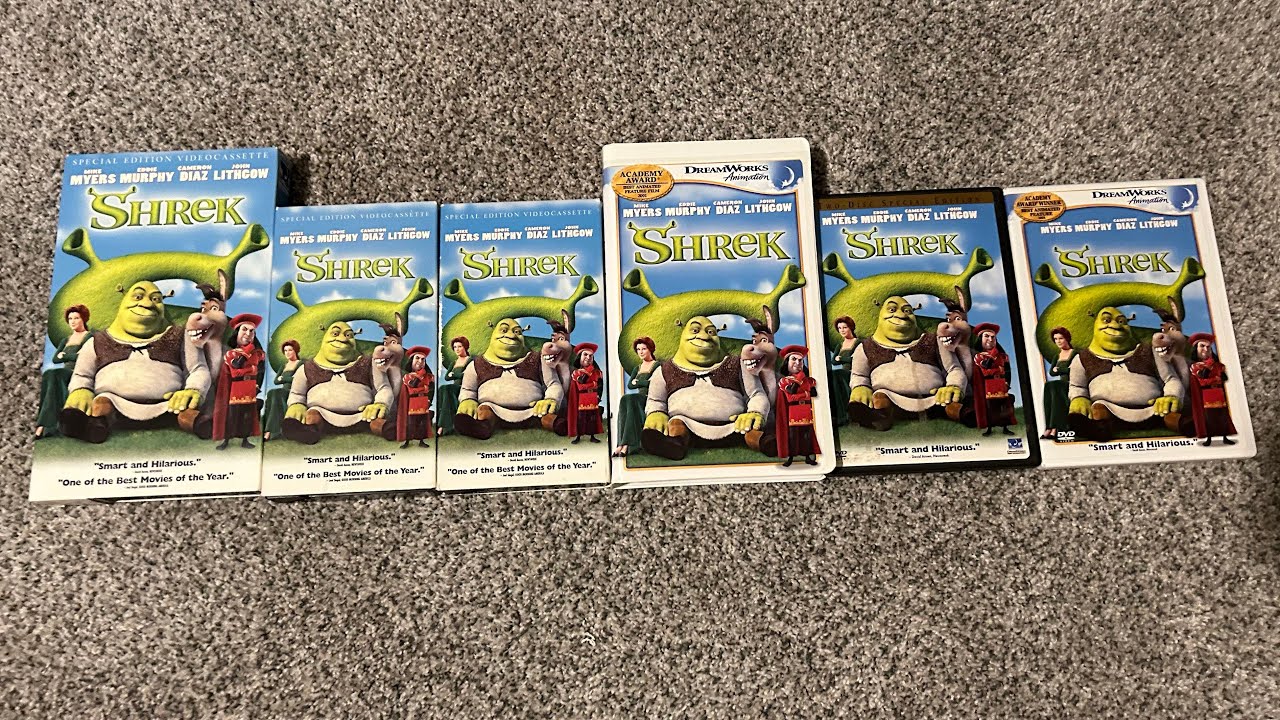 6 Different Versions of Shrek