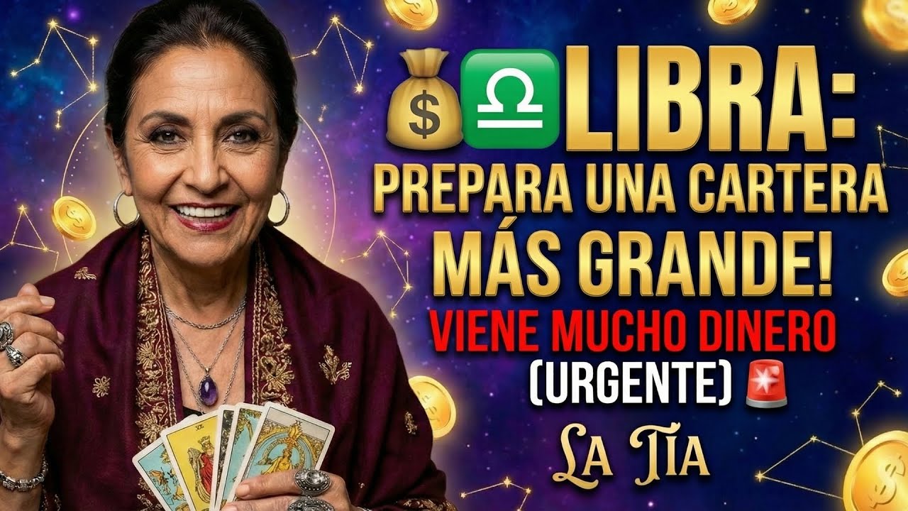 🚨♎ LIBRA: ¡PREPARA UNA CARTERA MÁS GRANDE! 👛💥 VIENE MUCHO DINERO (URGENTE) 🏃‍♀️💨