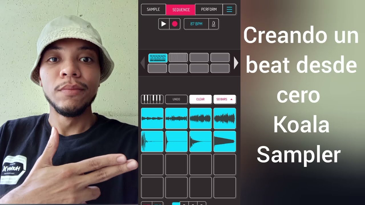 Creando un beat de HIP HOP en Koala Sampler 2025 (No talking)