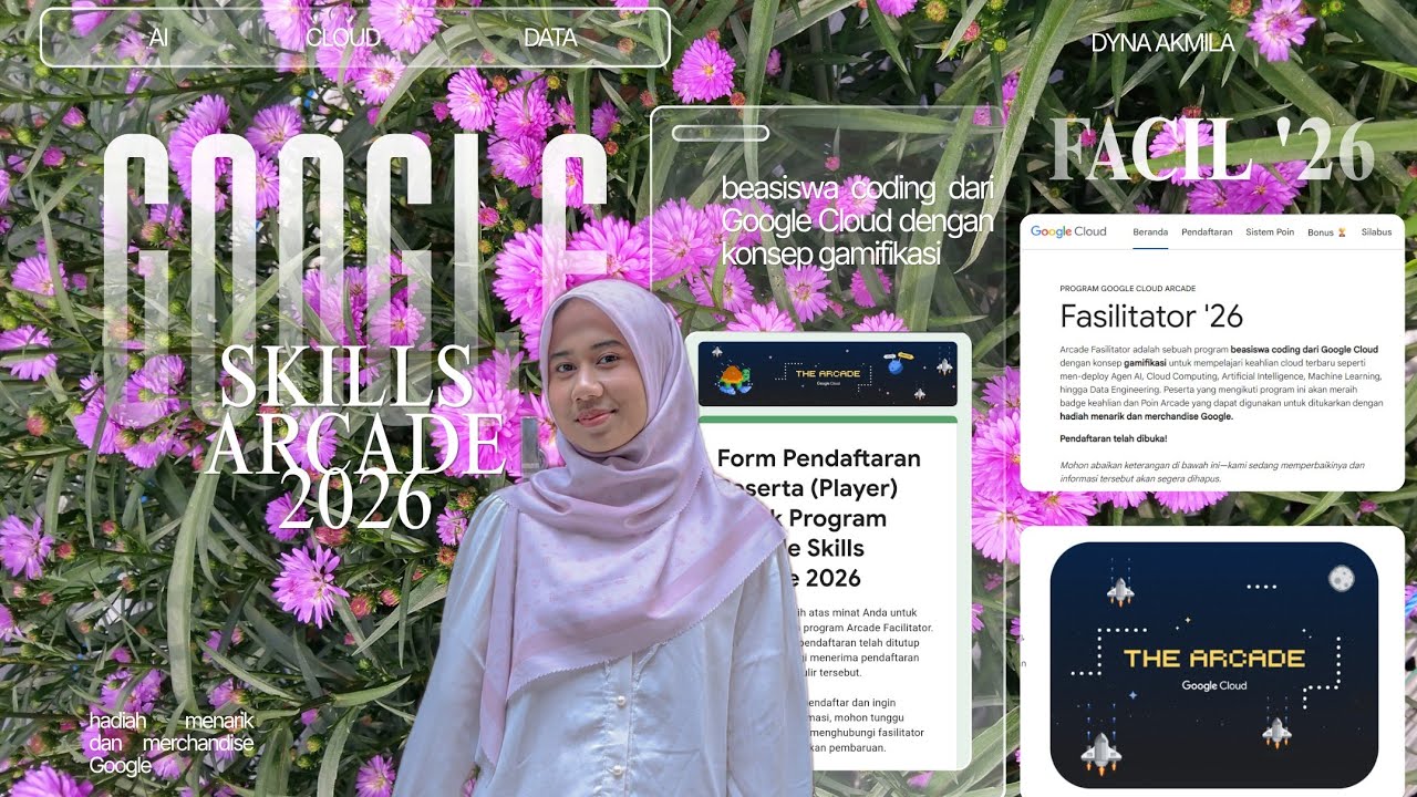 Tutorial Lengkap Cara Daftar Google Skills Arcade 2026