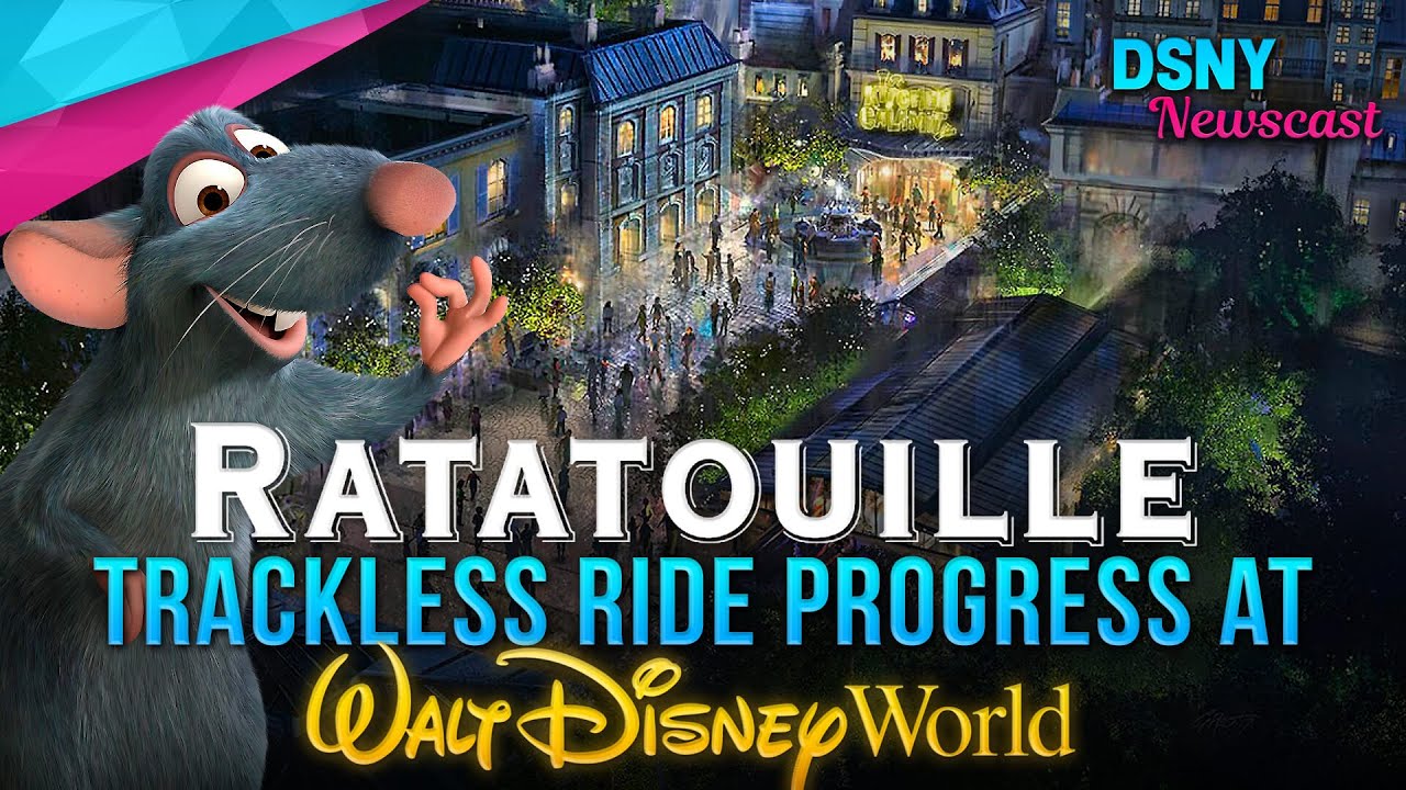 RATATOUILLE Trackless Ride Progress at Walt Disney World - Disney News - 3/12/19