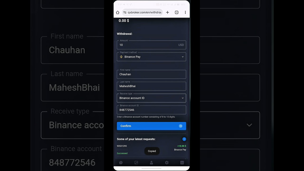 How To Withdraw Money From Quotex💰💸 #QuotexWithdraw
